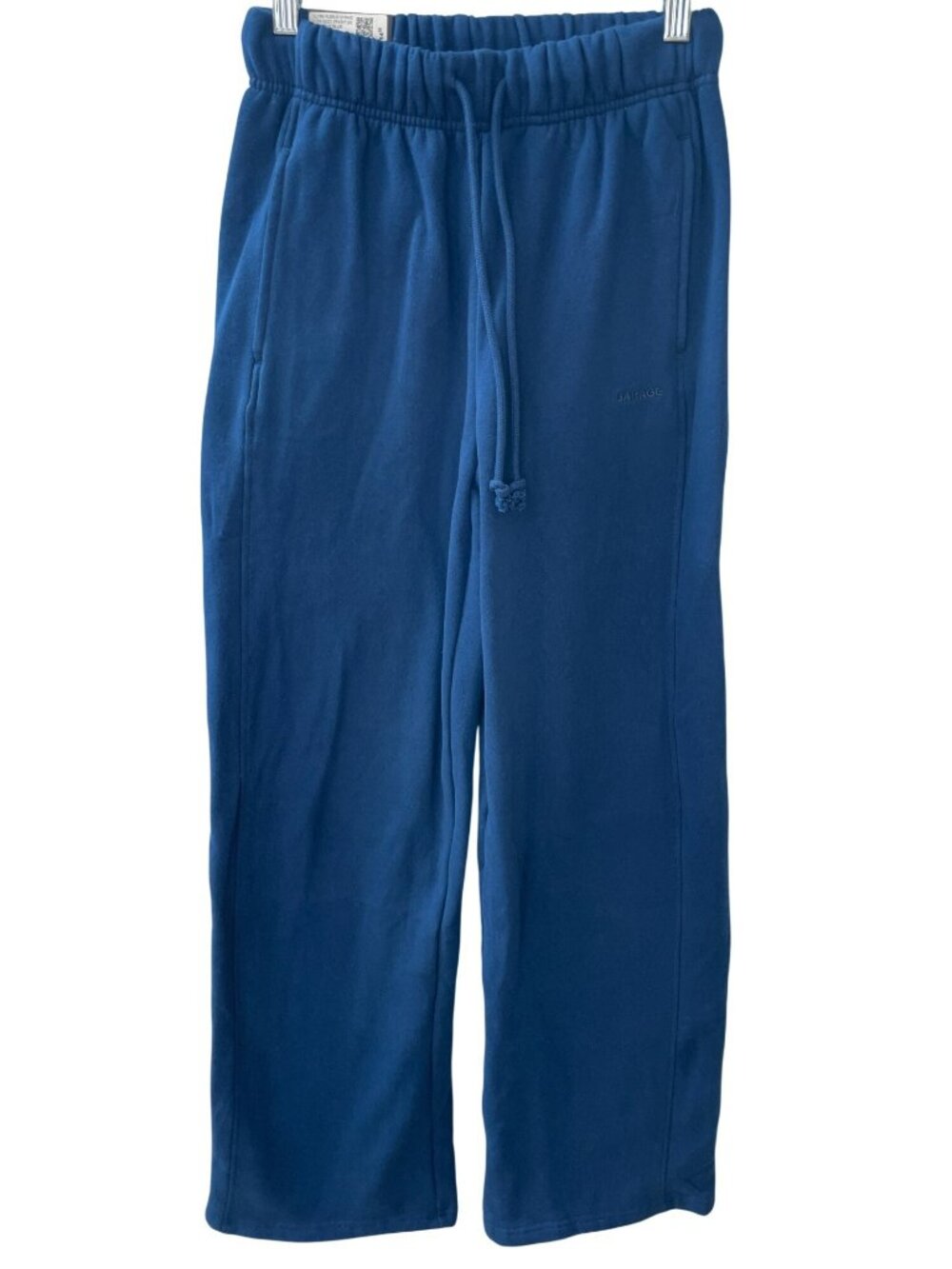 Garage Ultra Fleece Straight Leg Sweatpants Midnight Blue Women's Sz XS $65 NWT